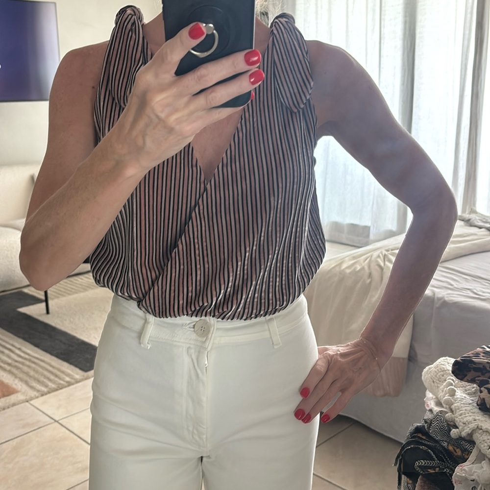 Misa Los Angeles velvet bodysuit